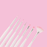 White Gel Brush Set